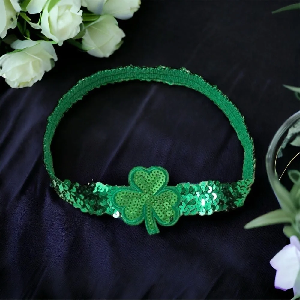Shamrock Sparkle Headband: Get Your Irish On! Brand New🍀✨ St. Patrick’s Day Fun!